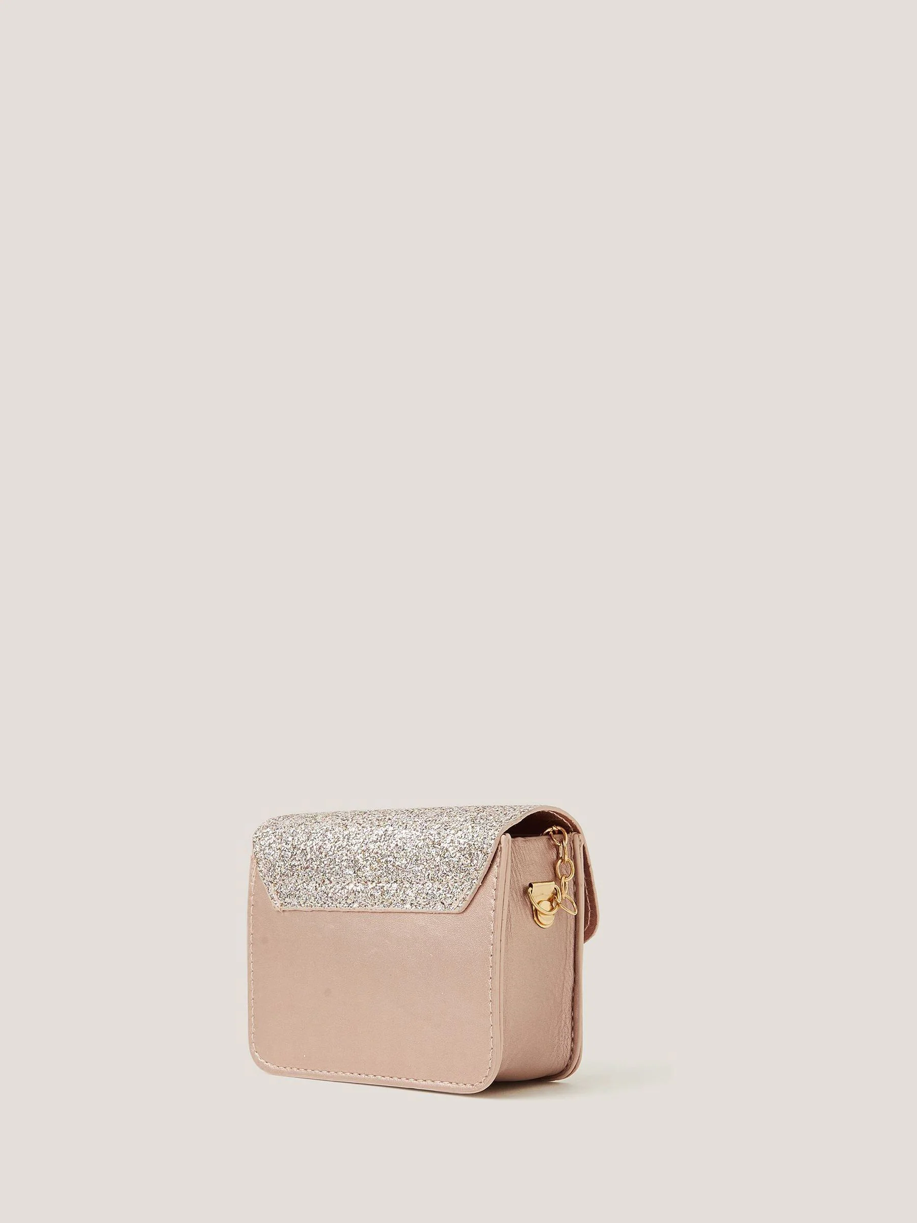 Monsoon Mini Glitter Bag & Bow Hair Clips Set