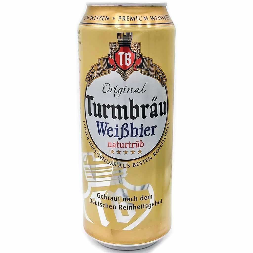 Turmbräu Weißbier naturtrüb Dosen 24x0,5L= 12L MHD:30.7.25