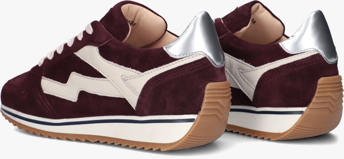 bordeaux via vai lage sneakers mikki alex