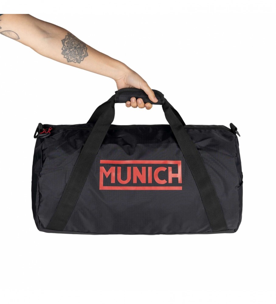 Bolsa esportiva preta Munich Gym Sports 2.0