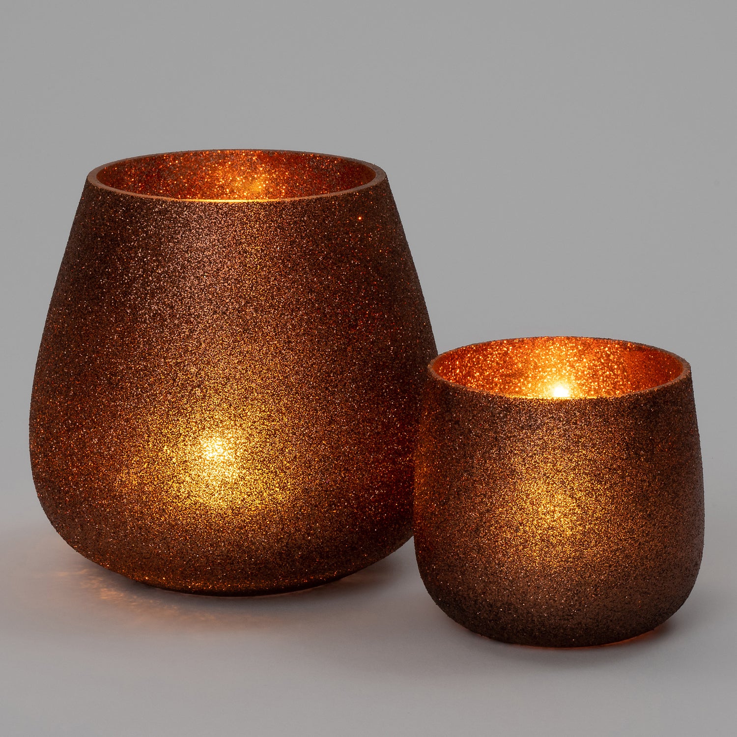 Intratuin waxinelichthouder Les bruin D 12 H 12 cm