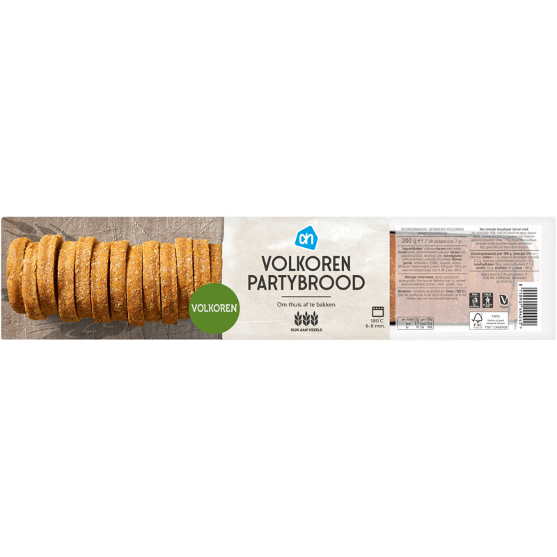 AH Partybrood volkoren