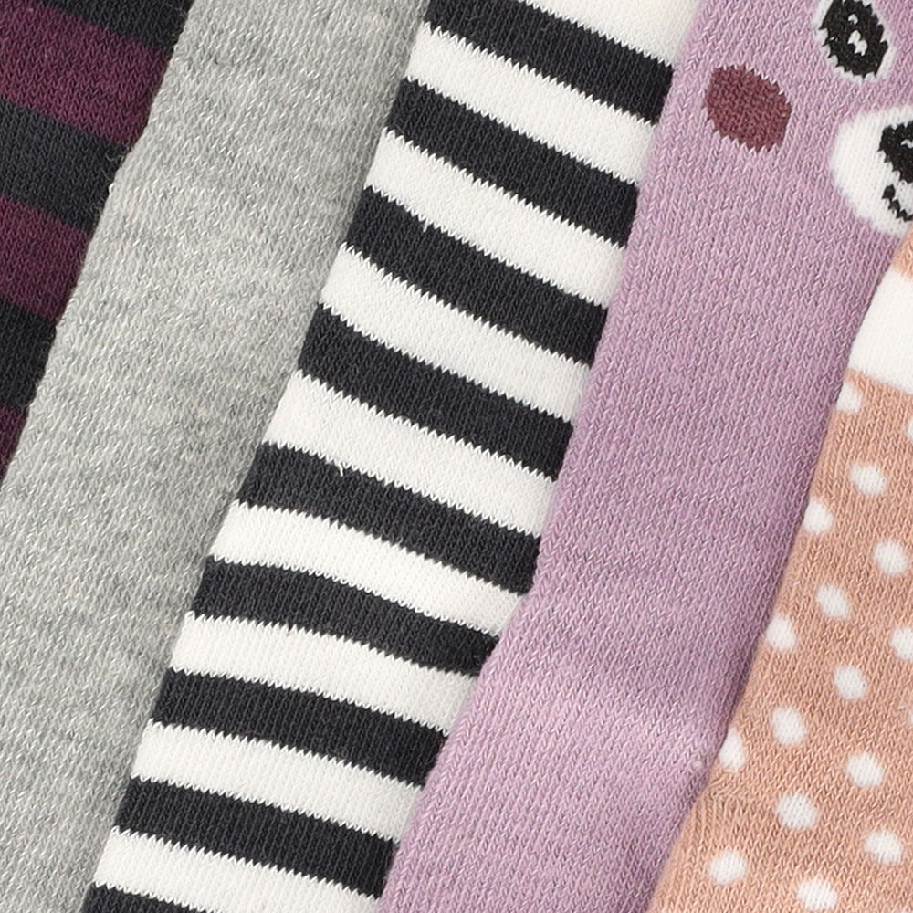 Pacote com 5 pares de meias Apollo Essentials Sweet Animals