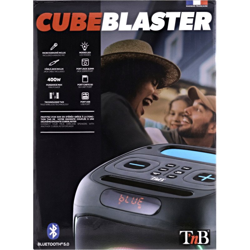 Enceinte Bluetooth CUBE BLASTER T'nB