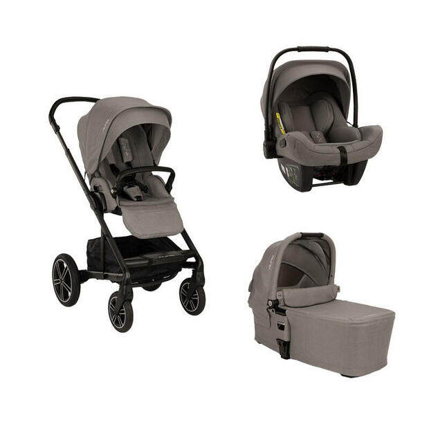 Poussette Trio MIXX NEXT + Siège-auto Pipa NEXT + Nacelle NEXT - Granite - NUNA