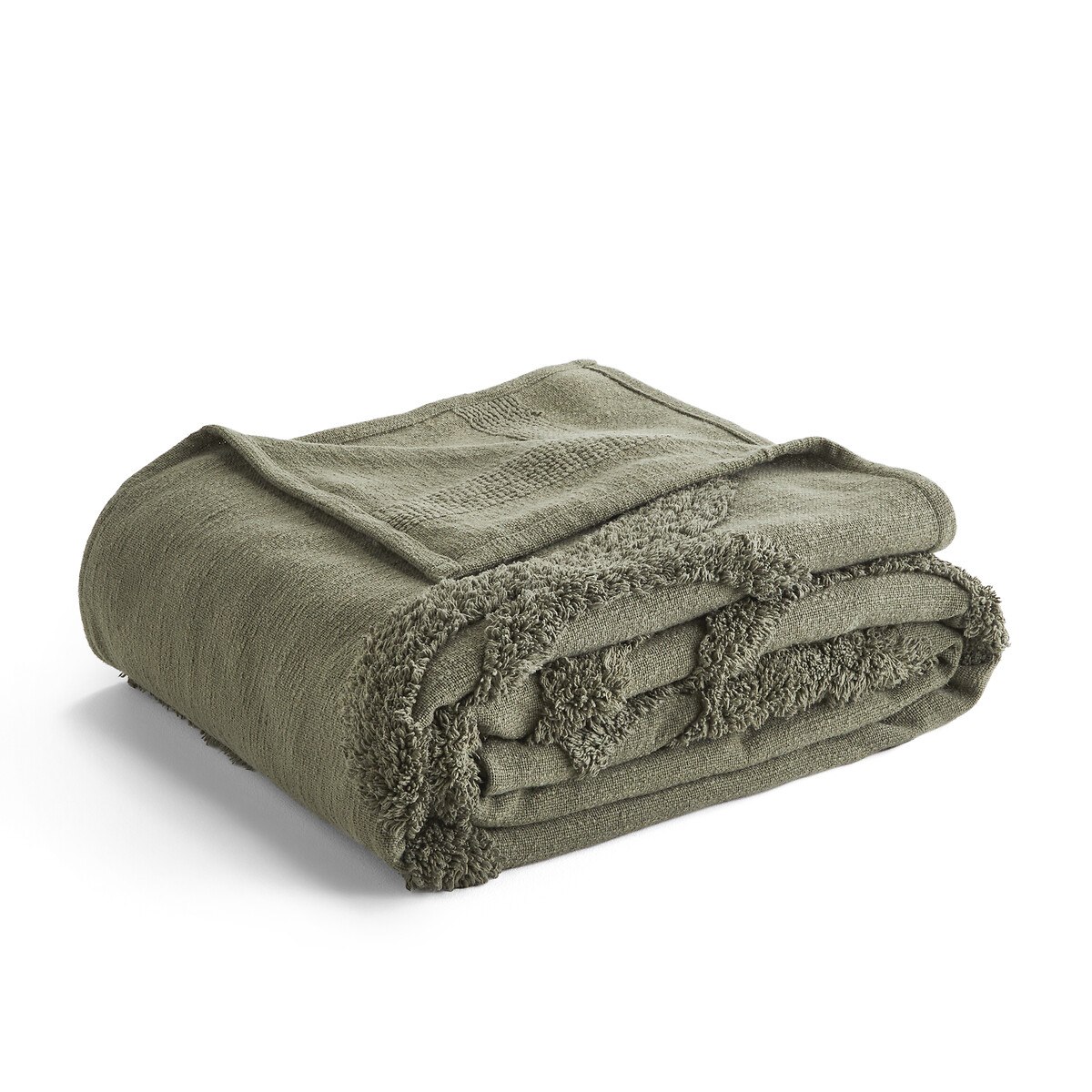LA REDOUTE INTERIEURS<br>Colcha tufada de algodão, Massimo