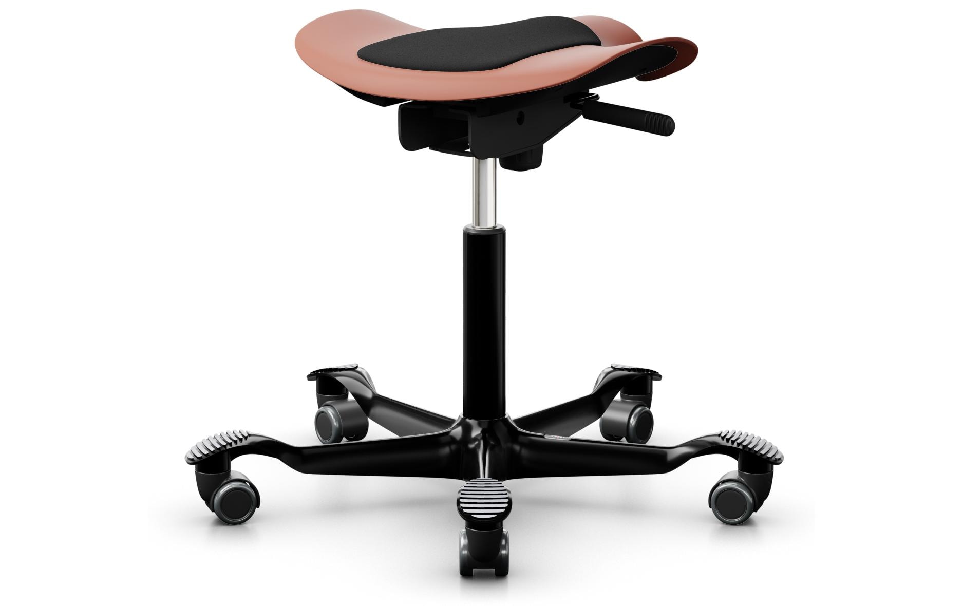 Bürostuhl Capisco Puls 8001 Rosehip<br>Höhenverstellbarer, ergonomischer Sitz-Hocker