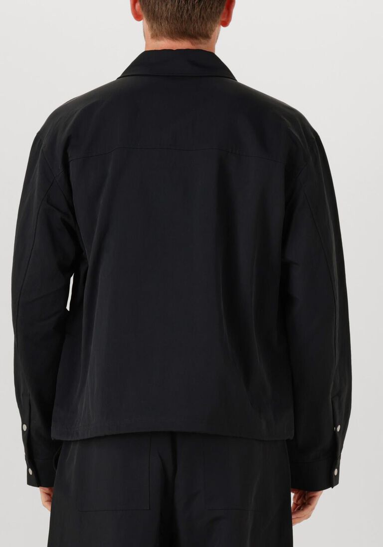 zwarte represent overshirt nylon shirt