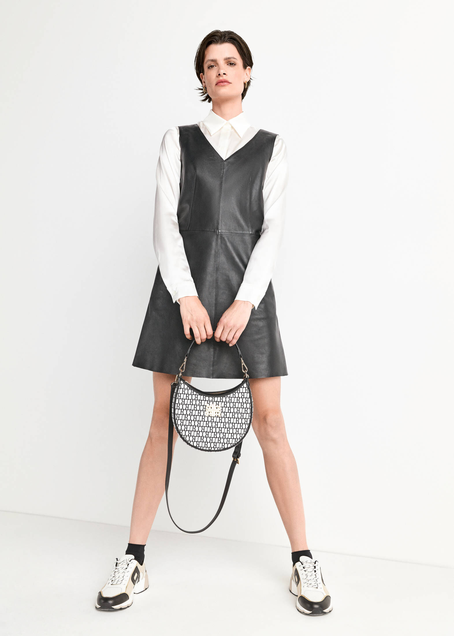 Riani| Damen Lederkleid
