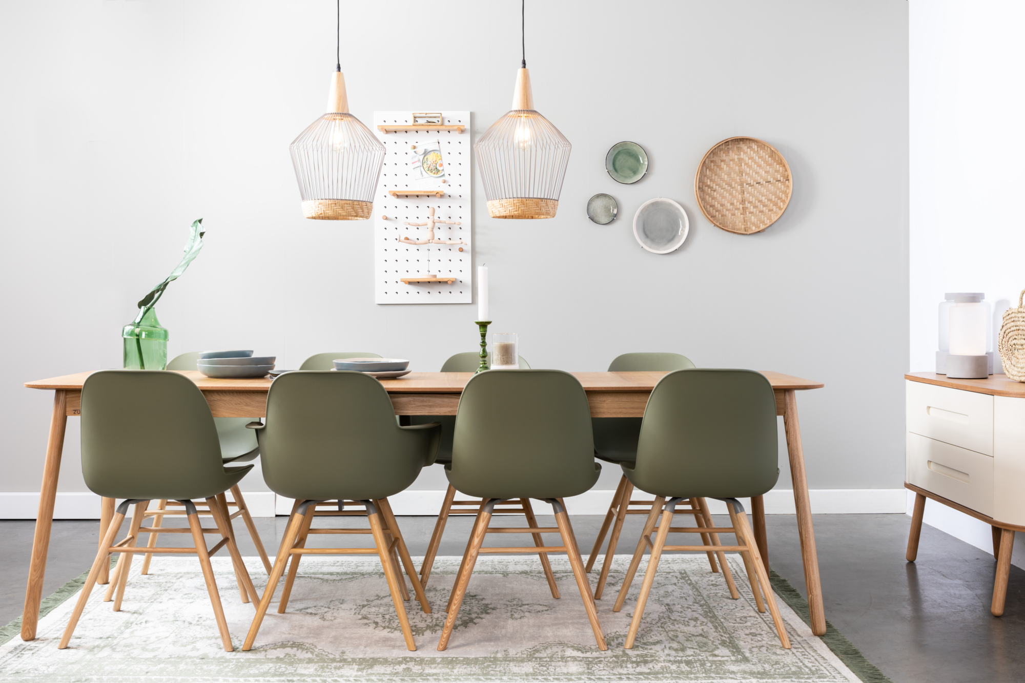 Eettafel Glimps rechthoekig uitschuifbaar walnoot 180-240 x 90