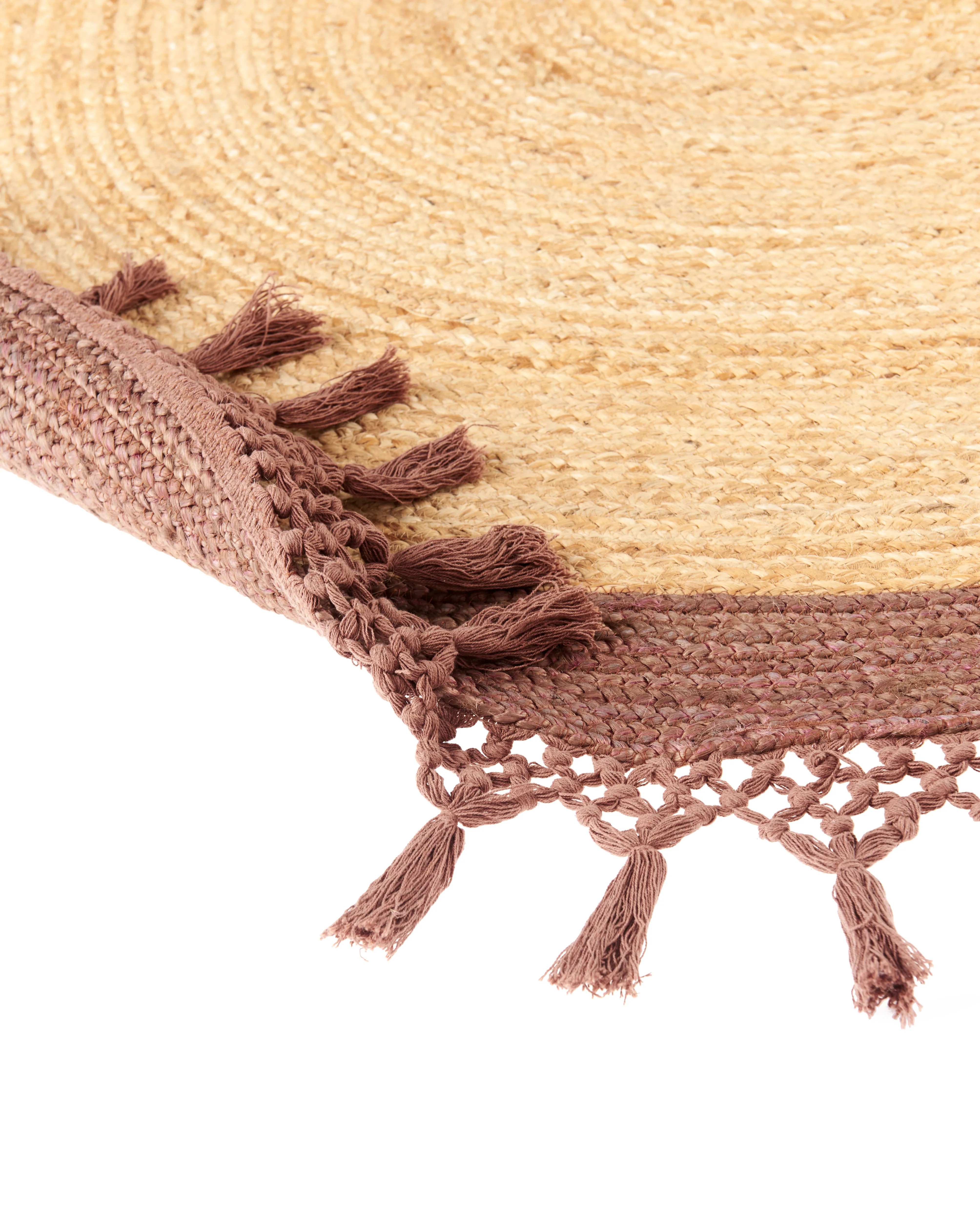 Vloerkleed MARTS Bruin ø 200 cm Jute