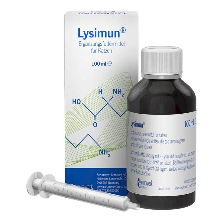 Lysimun Ergänzungsfutterm.Lösung für Katzen, 100 ml