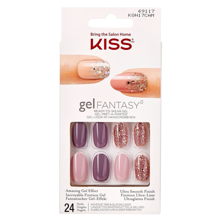KISS Gel Nails Fantasy No Press 28pcs