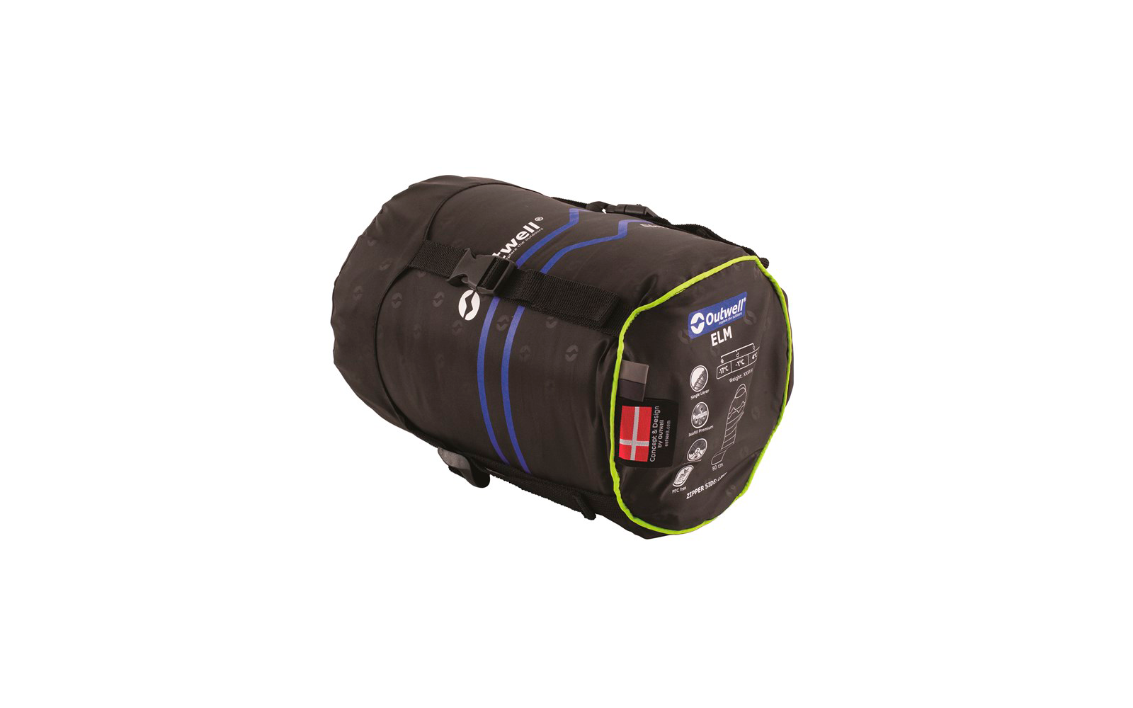 Outwell Mumienschlafsack schwarz Elm