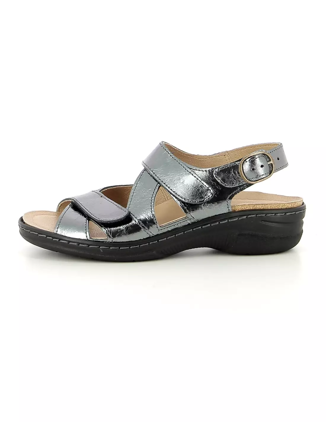 LONGO 1048365 - Sandales & nu-pieds Anthracite