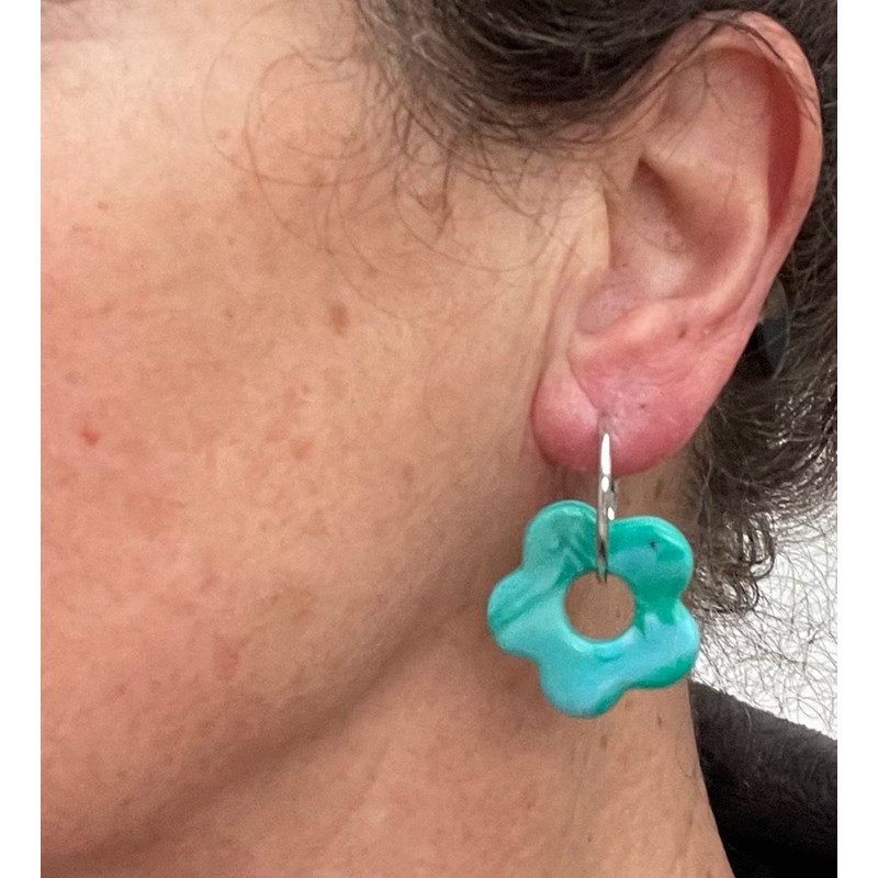 Boucles d'oreille créole artisanat
