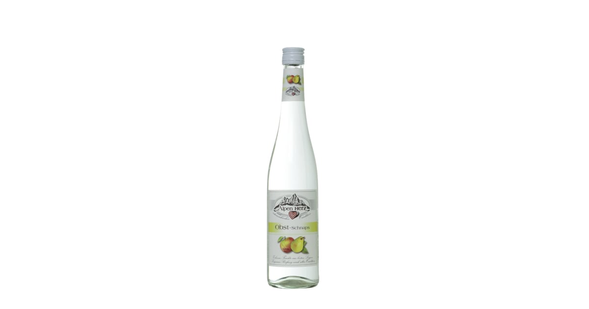 Alpenherz Obst-Schnaps 35% 0,7 Liter (Einweg)