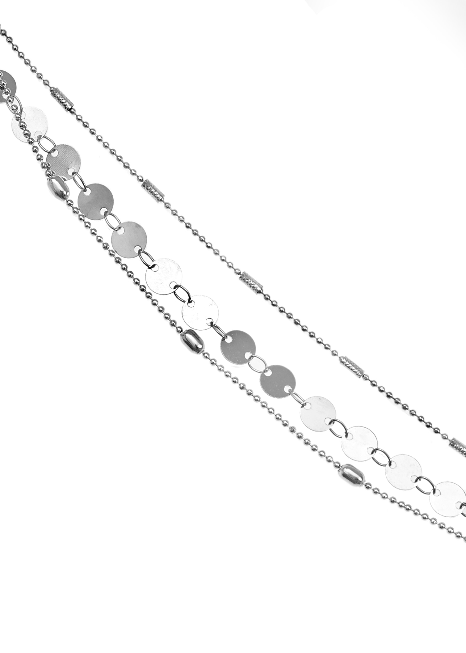 LASCANA Fusskette mit kleinen Plättchen, Fusskettchen-Armband, Fussketten Set