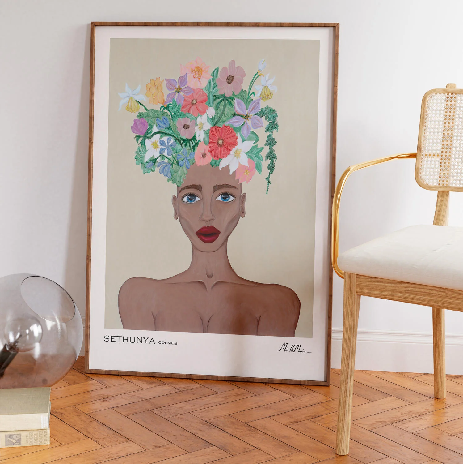 Poster & Frame  Morais Artworks Sethunya Cosmos plakat - mix