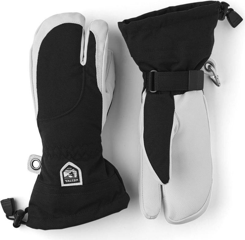 Hestra - Heli Ski - Skihandschoenen - Navy - Leren Bovenkant - Dames
