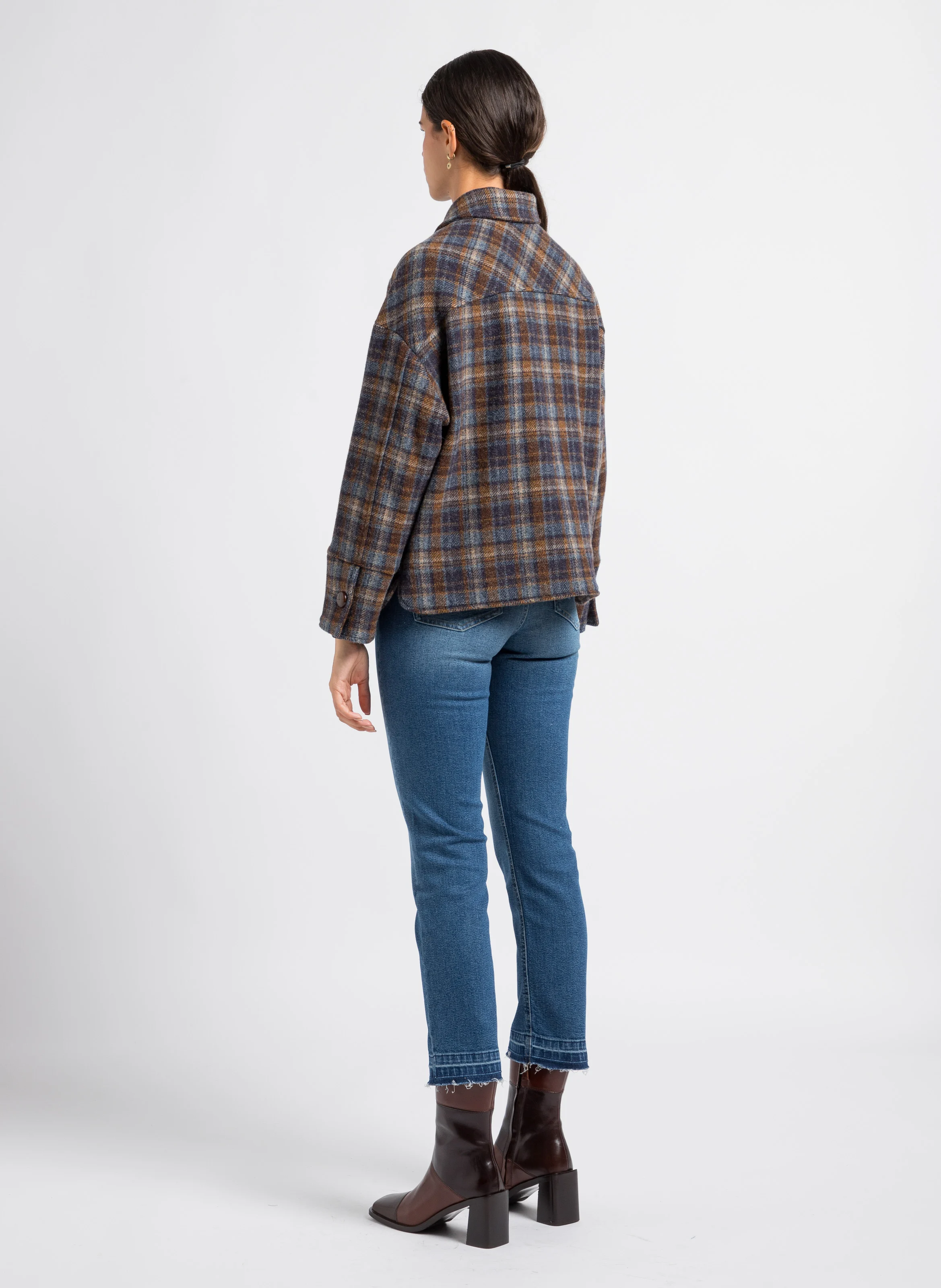 Bottines en cuir | Marron