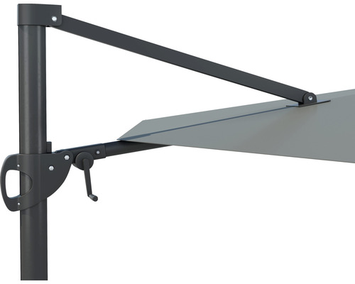 Soluna Calais zweefparasol 350 x H 270 cm inclusief parasolvoet en beschermhoes