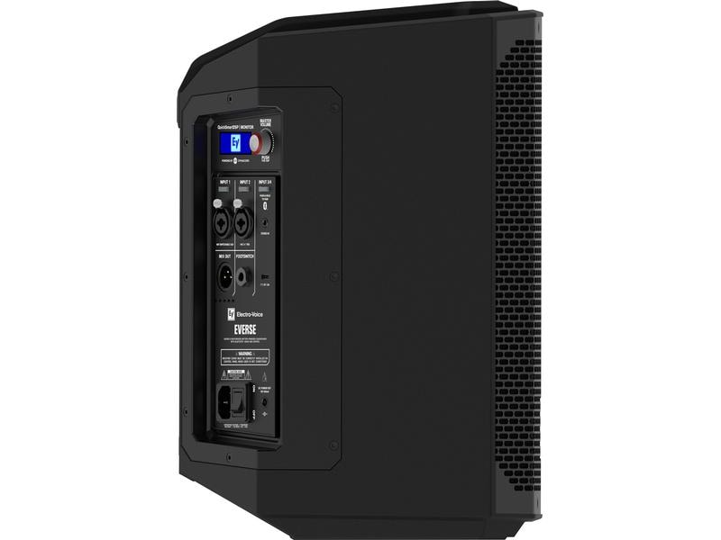 Electro-Voice Lautsprecher Everse 8 – Schwarz Akkubetriebener PA-Lautsprecher mit Bluetooth-Konnektivität