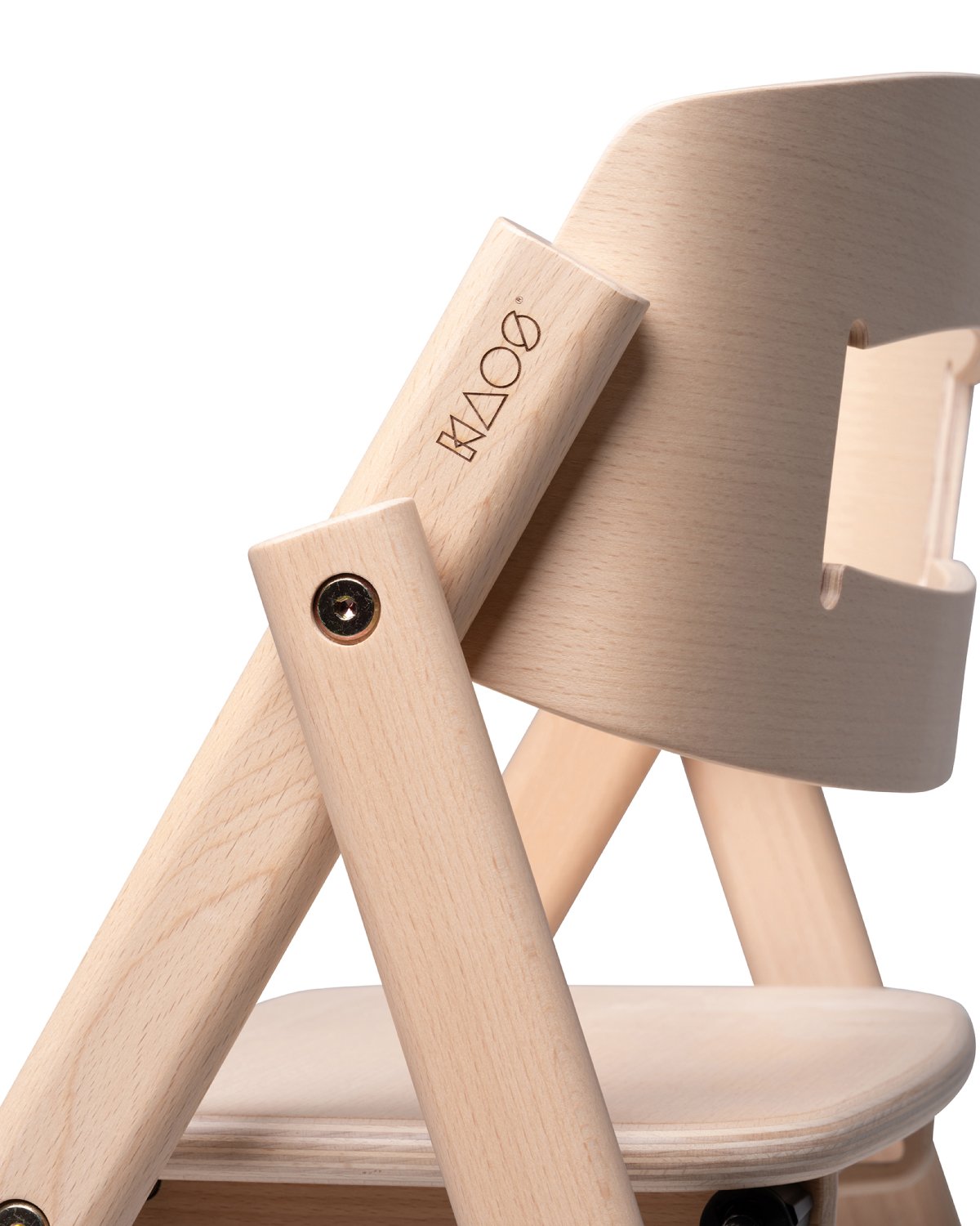 KAOS KLAPP® Bøk Barnestol – Best i Test 2026 – Sammenleggbar | Opp til 110kg!