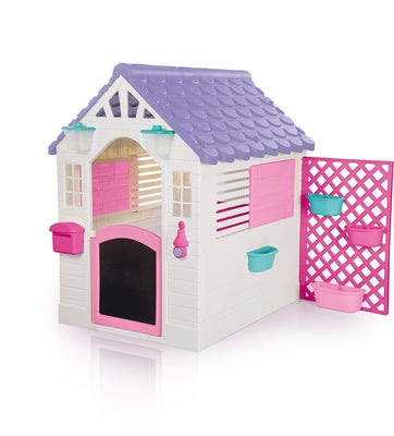 DOLU Garden Lekestue med Gjerde, Rosa