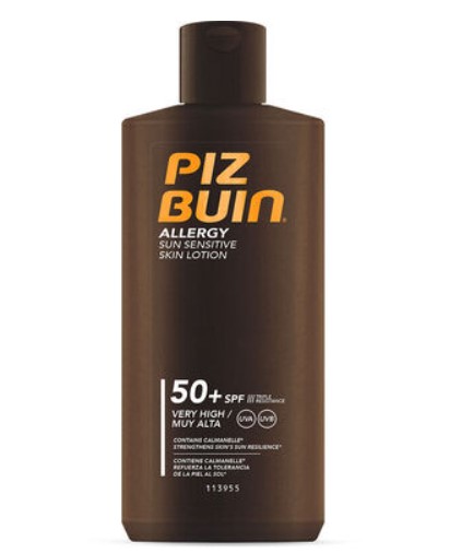 PIZ BUIN ALLERGY FPS50+ LOÇÃO PELE SENSÍVEL AO SOL - 200ml