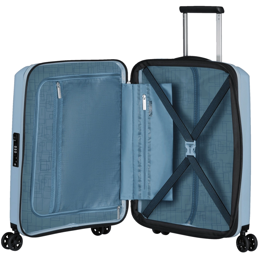 American Tourister Aerostep - 4-Rollen-Kabinentrolley 55 cm erw. soho grey