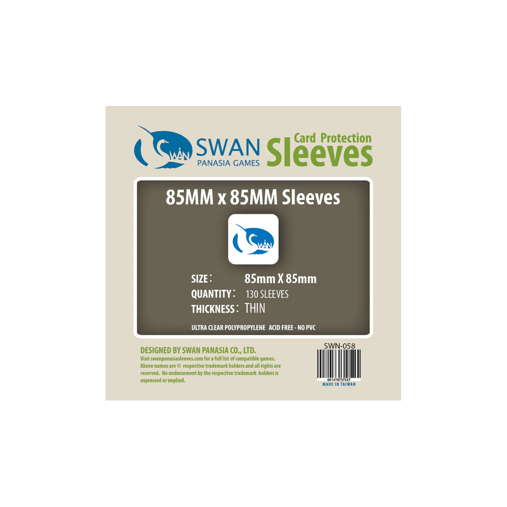 Swan Panasia - Card Sleeves Standard - 85x85mm - 130p