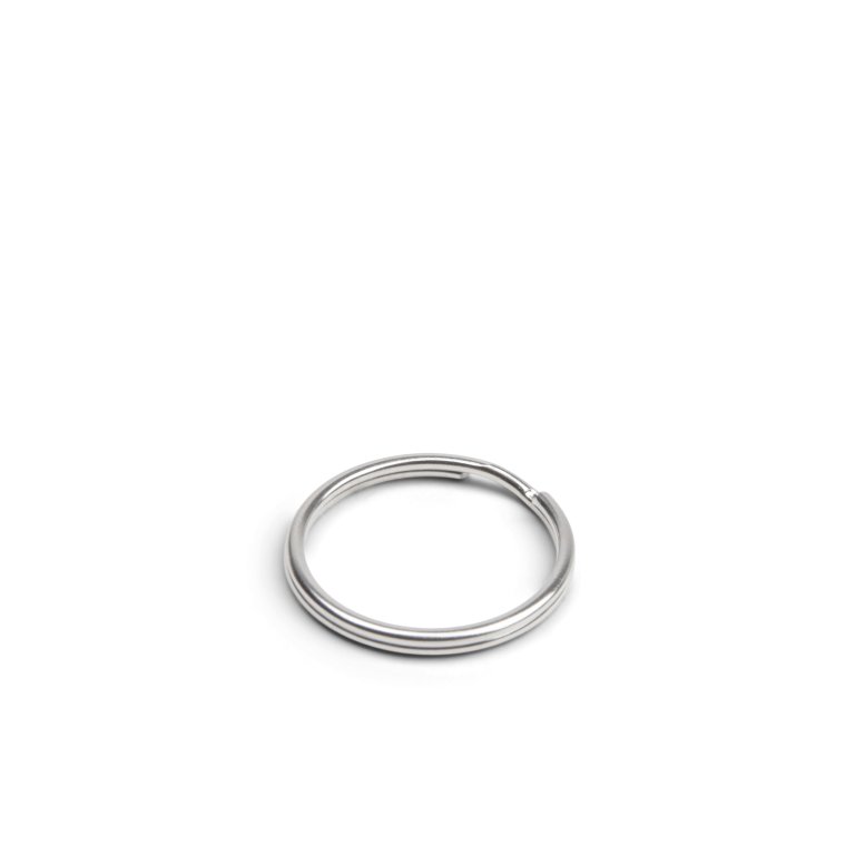 Schlüsselringe vernickelt, silber, rund