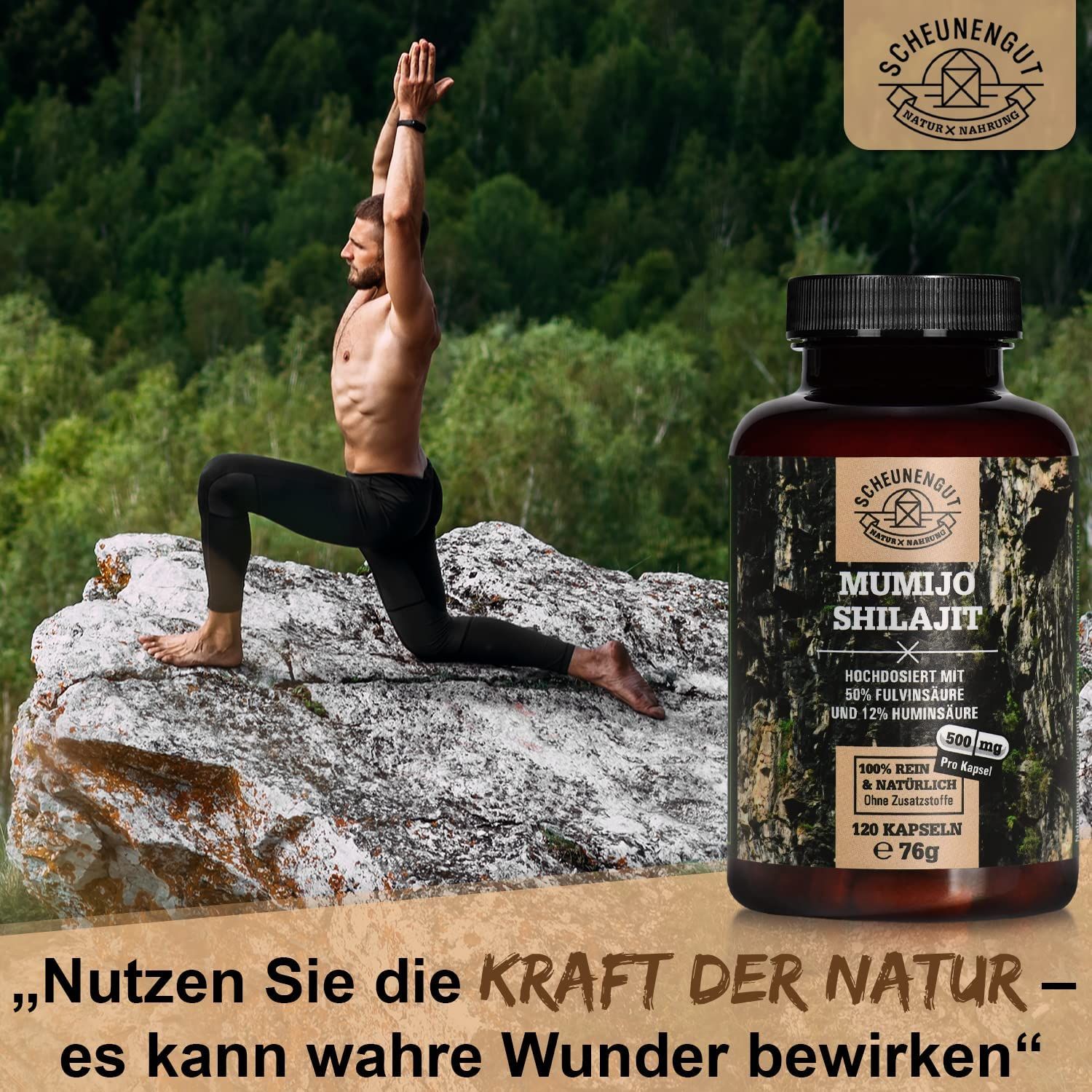 Scheunengut® Shilajit | Das Original mit 50% Fulvinsäure & 12% Huminsäure