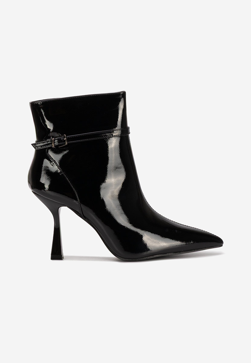 Bottines à talon aiguilles noires Oiivia