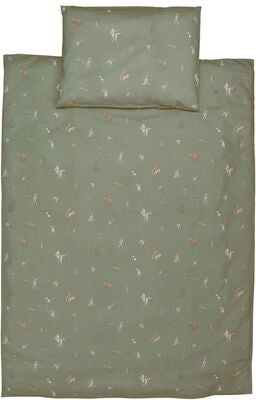 Elsa Beskow Tomtebobarnen Sengesett 150 x 210, Grønn