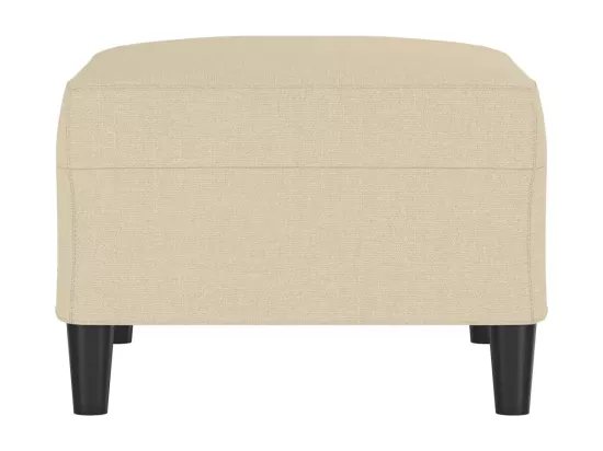 Repose-pied Crème 70x55x41 cm Tissu