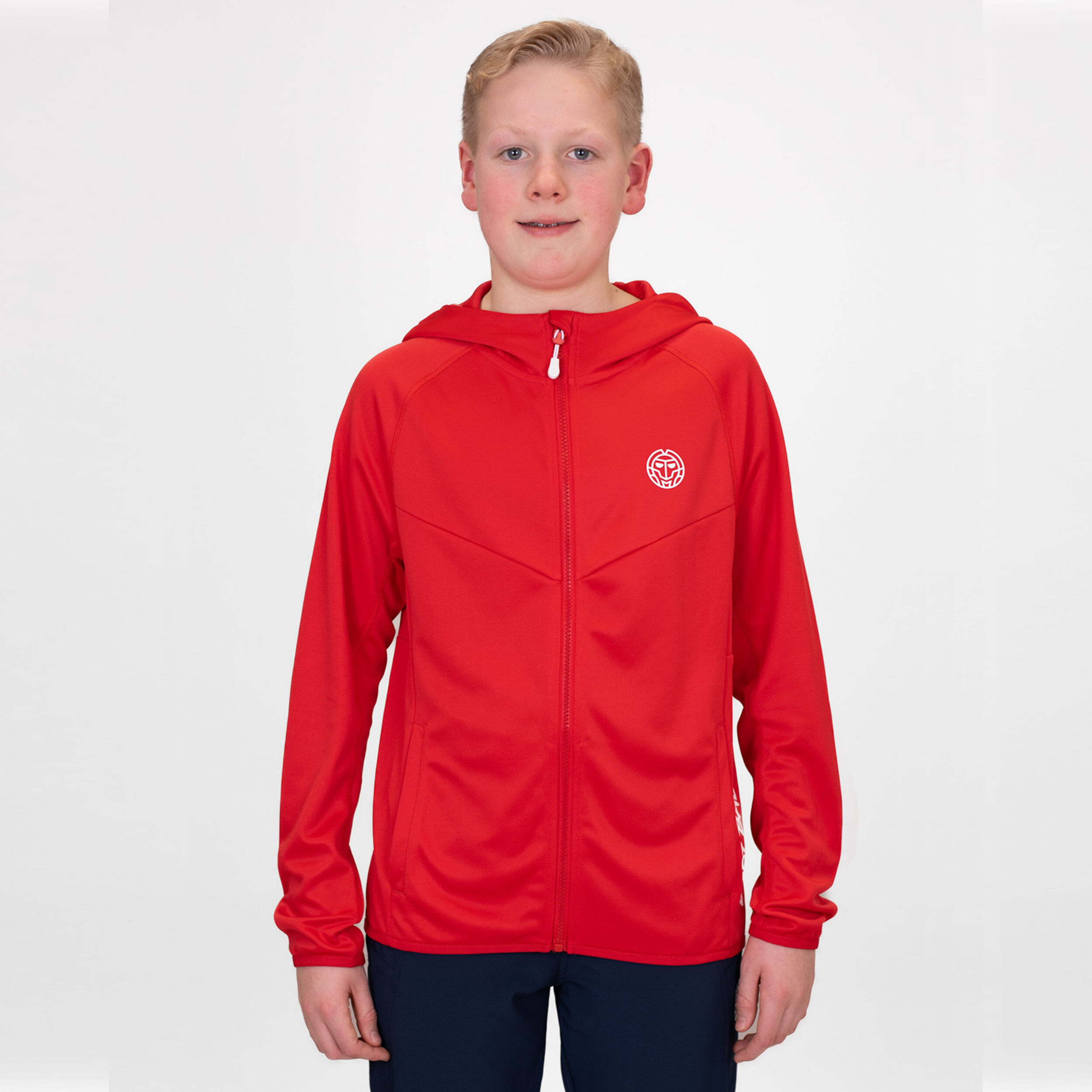 BIDI BADU Crew Hood Veste De Survêtement Garçons - Rouge