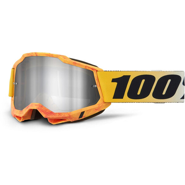 100% - Masque Accuri 2 Razza - Silver Mirror Jaune