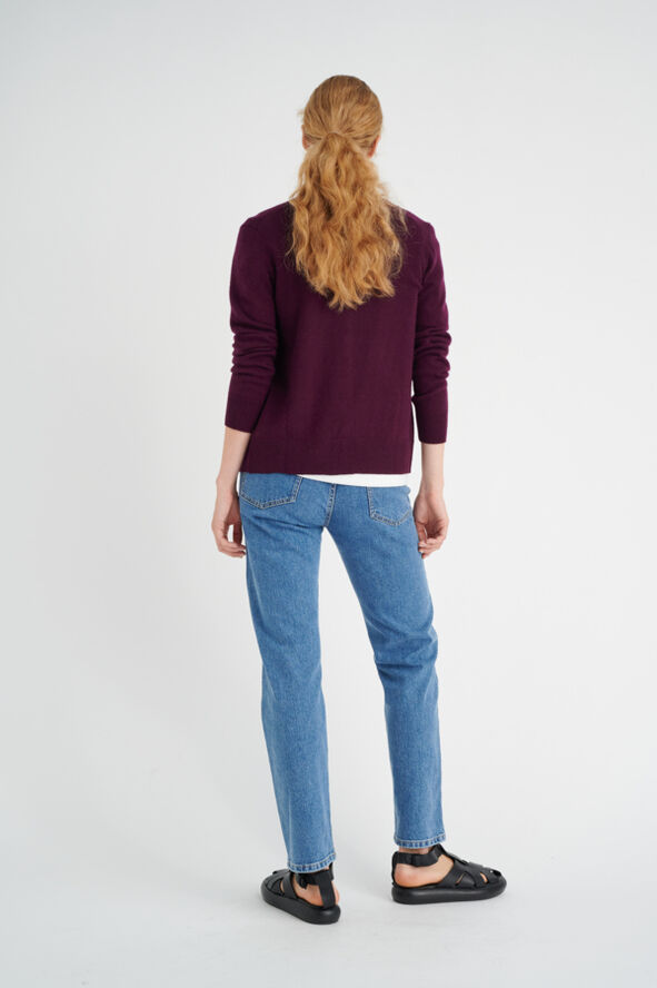 InWear LukkaIW Cardigan Premium - 100% Cashmere Brown bordeaux