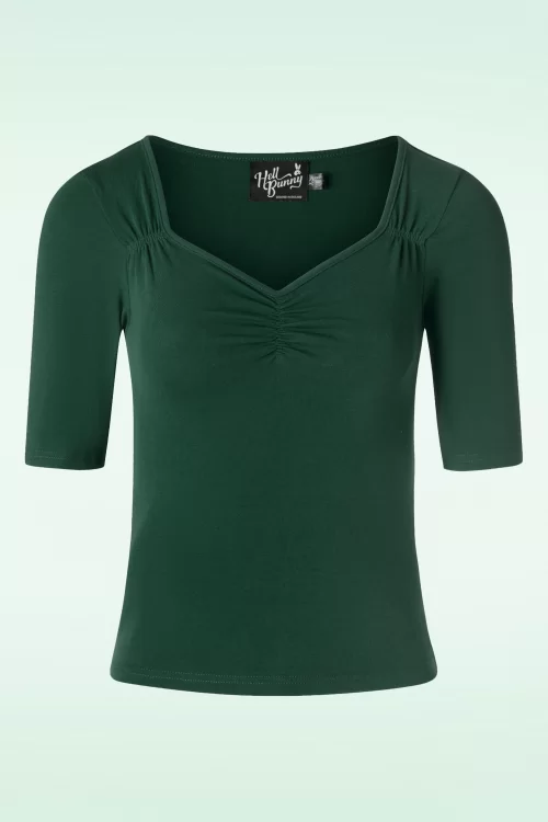 Bunny Philippa Top in donkergroen
