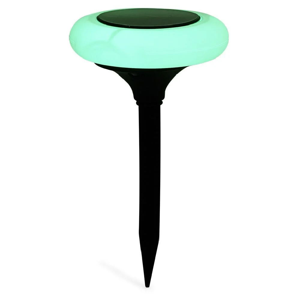 Spot solaire LED multicolore à planter