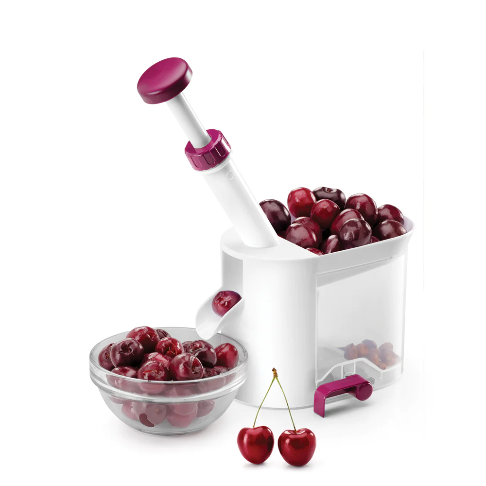 Dénoyauteur Cherry à cerises et à olives Blanc Metaltex