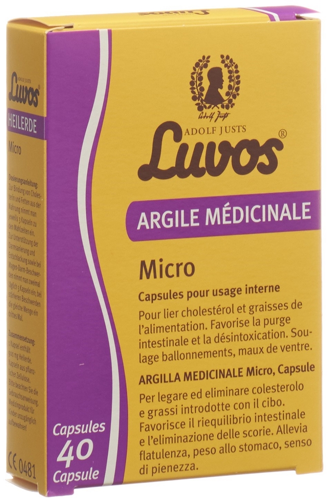 LUVOS Heilerde Micro Kaps Blist 40 Stk