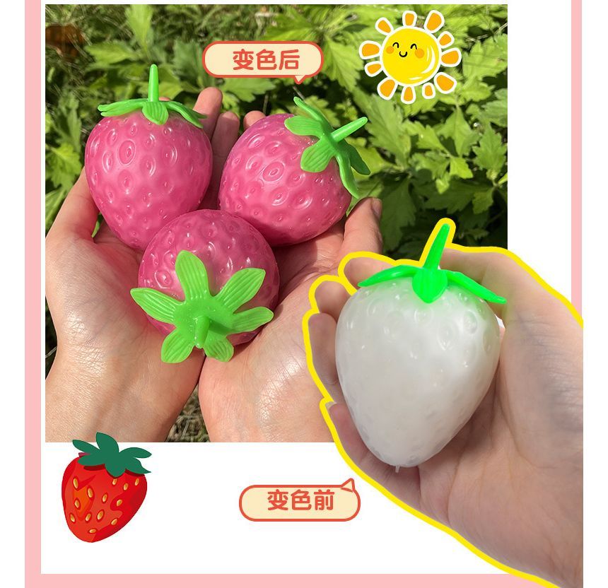 Fenmo - Aardbeien Squishy Speelgoed (Diverse Ontwerpen) / Set