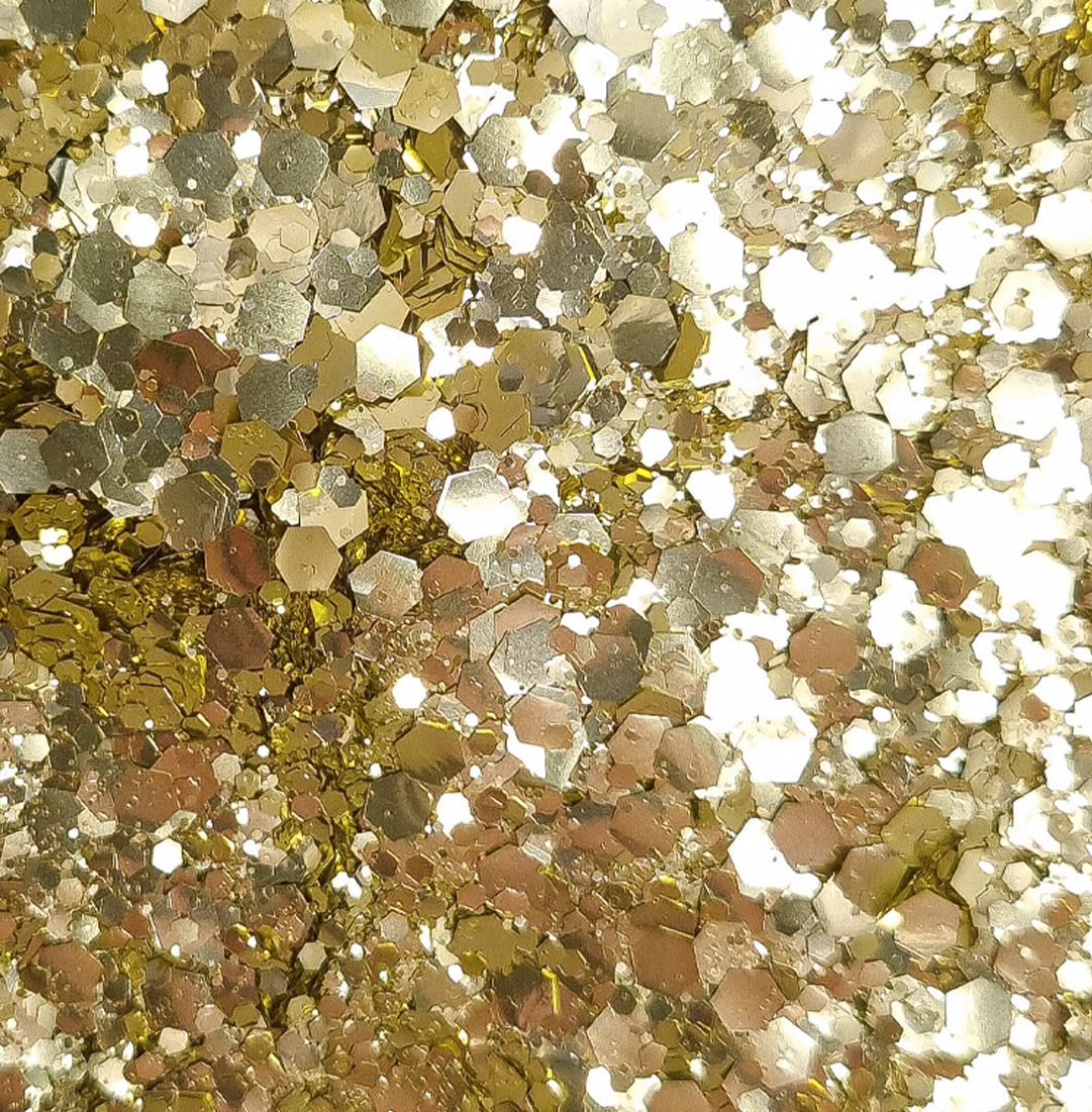 Paillettes biodégradables Parachute doré Si Si La Paillette