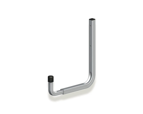 Alfer wandbloembakhouder, verstelbare diepte 190-255 x hoogte 230 mm, blank aluminium