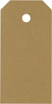 Manillamærker - Str. 4X8 CM - 250 G - Guld - 20 Stk