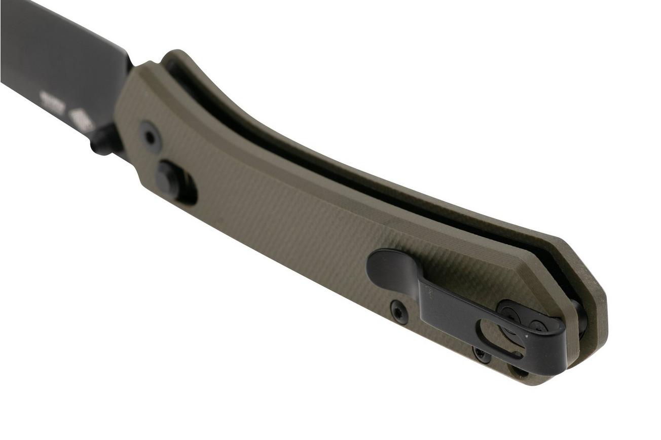 MKM Yipper YP-GODB Black MagnaCut, OD Green G10 zakmes, Ben Petersen design