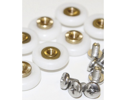 Zwenkwielen voor hoekinstap Sunny D2909, 8 stuks